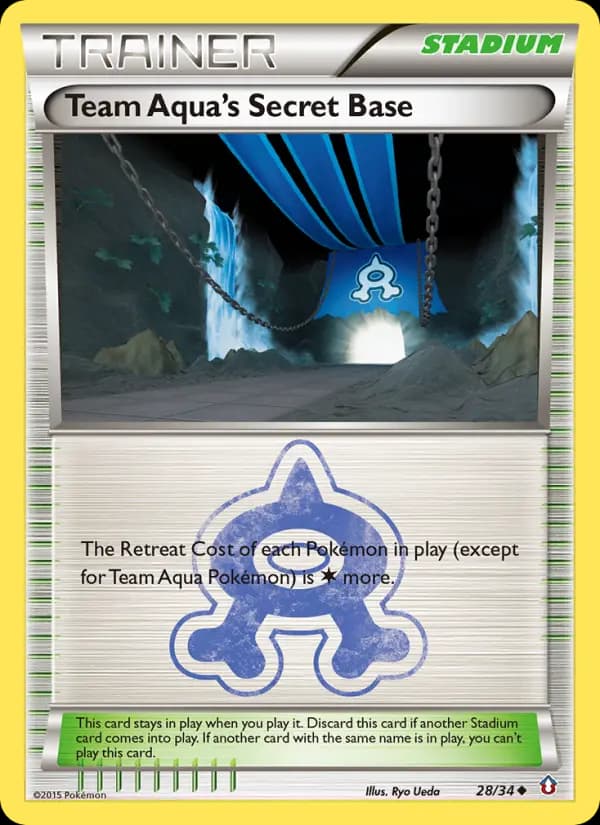 Team Aqua's Secret Base — Double Crisis, Uncommon