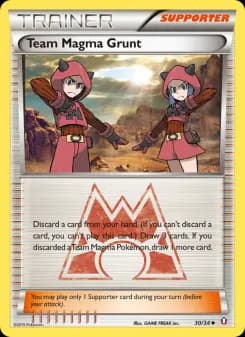 Team Magma Grunt — Double Crisis — Uncommon