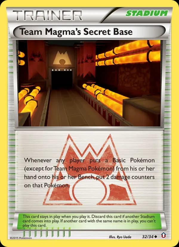 Team Magma's Secret Base — Double Crisis, Uncommon