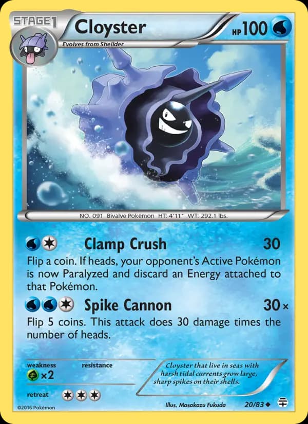 Cloyster — Generations, Uncommon