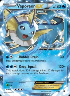 Vaporeon EX — Generations — Ultra Rare