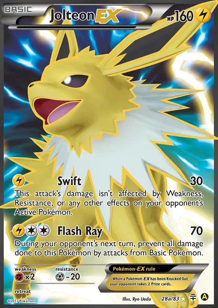 Jolteon-EX — Generations, Rare