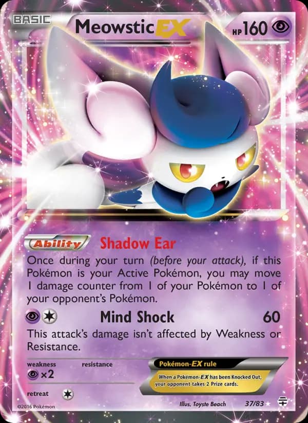 Meowstic EX — Generations, Ultra Rare