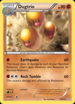 Dugtrio — Generations — Rare