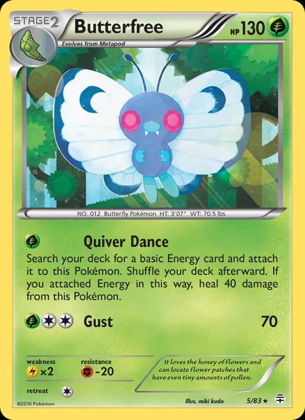 Butterfree — Generations, Rare