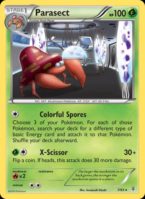 Parasect — Generations, Rare