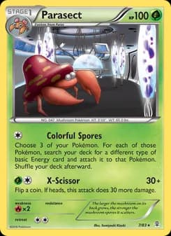 Parasect — Generations — Rare