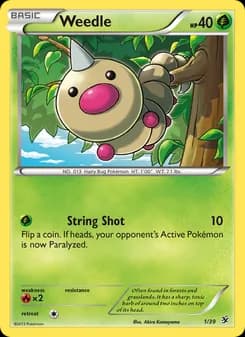 Weedle — Kalos Starter Set — None