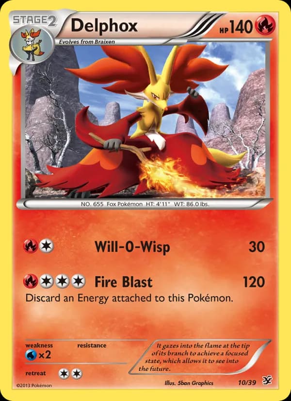 Delphox — Kalos Starter Set, None
