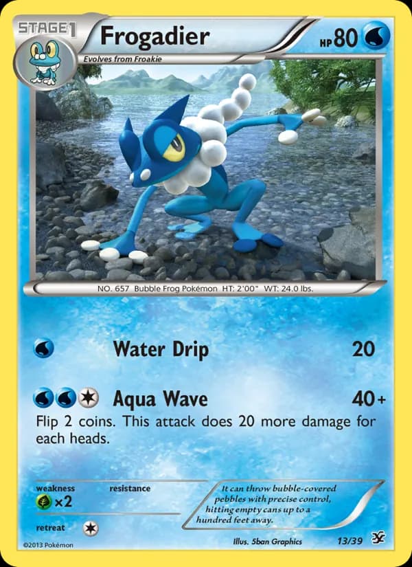 Frogadier — Kalos Starter Set, None