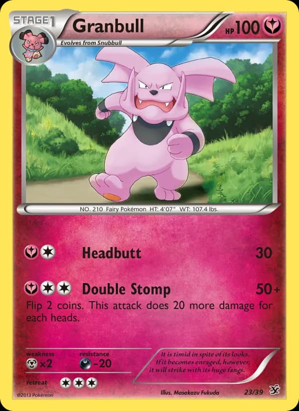 Granbull — Kalos Starter Set, None