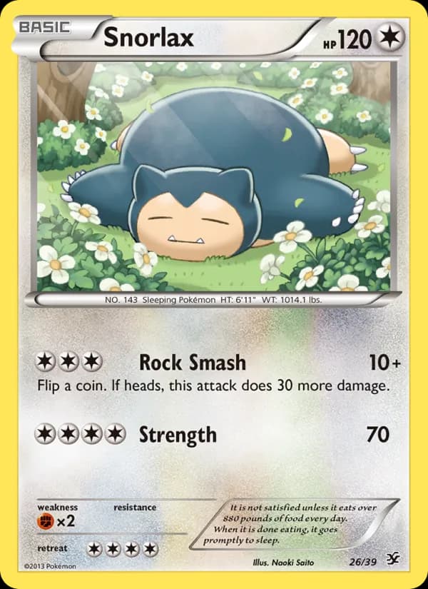Snorlax — Kalos Starter Set, None