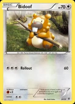 Bidoof — Kalos Starter Set — None