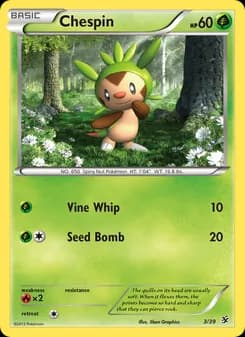 Chespin — Kalos Starter Set — None