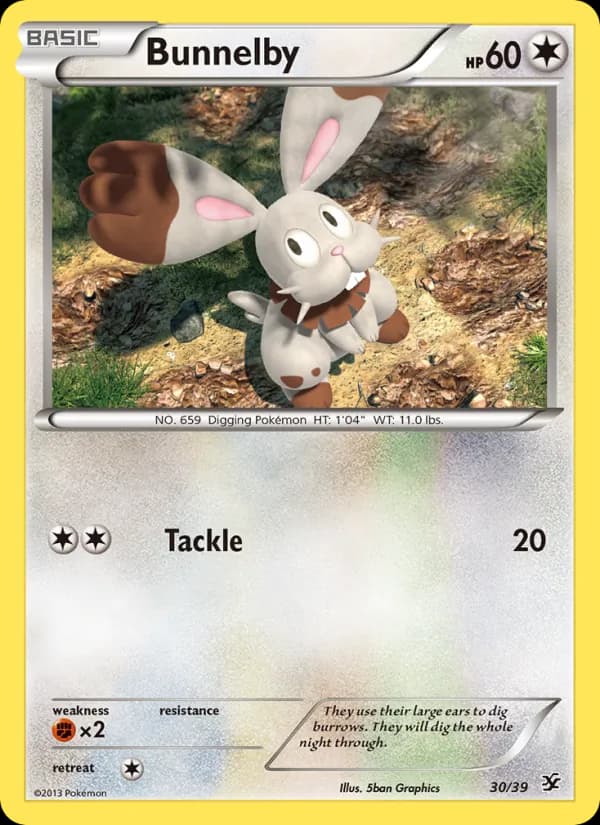 Bunnelby — Kalos Starter Set, None