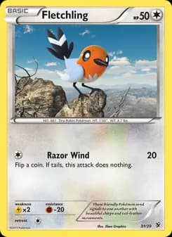 Fletchling — Kalos Starter Set — None