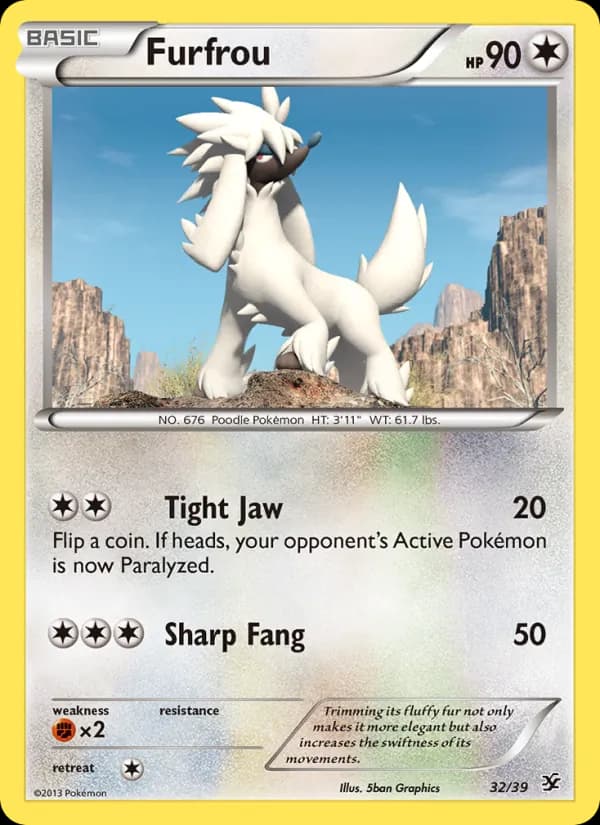 Furfrou — Kalos Starter Set, None
