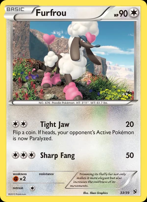 Furfrou — Kalos Starter Set, None