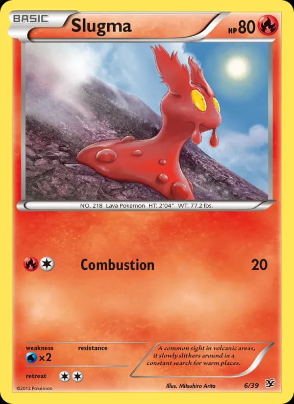 Slugma — Kalos Starter Set, None