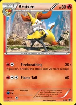 Braixen — Kalos Starter Set — None