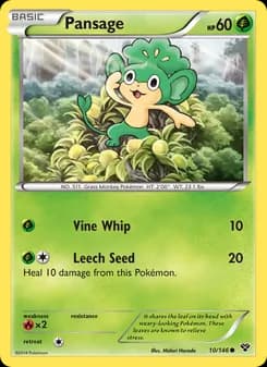 Pansage — XY — Common