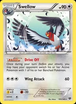 Swellow — XY — Rare