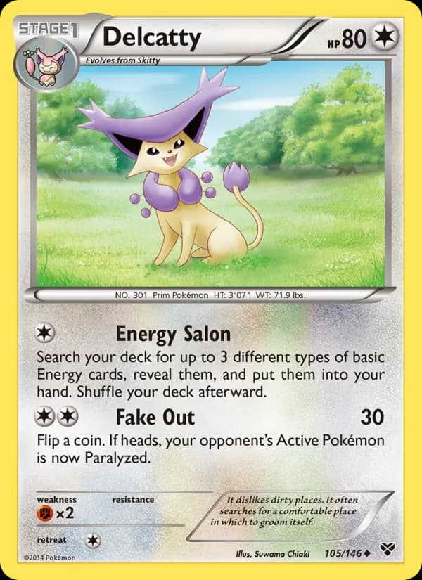 Delcatty — XY, Uncommon