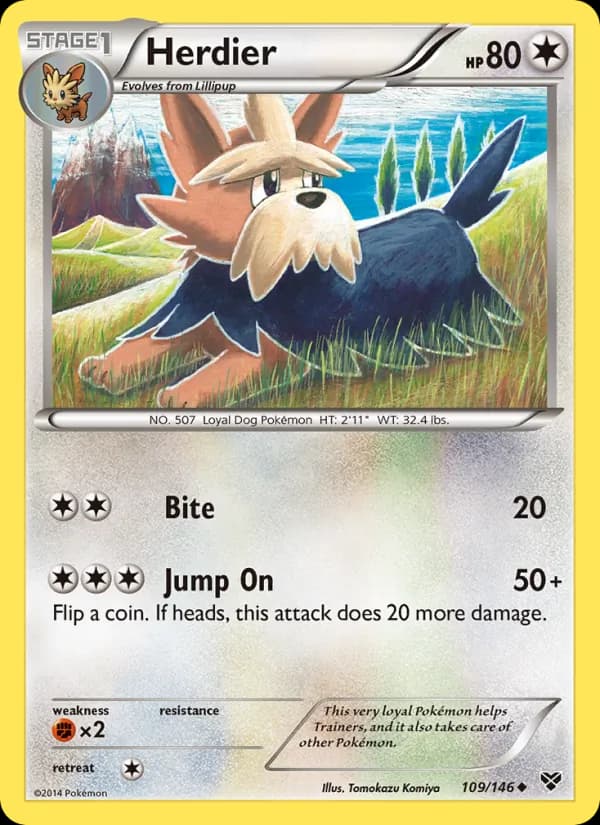 Herdier — XY, Uncommon