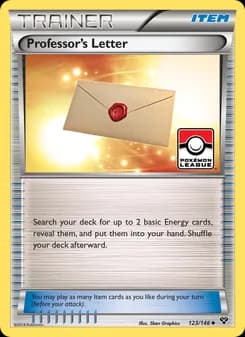 Professor's Letter — XY — Uncommon