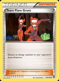 Team Flare Grunt — XY — Uncommon