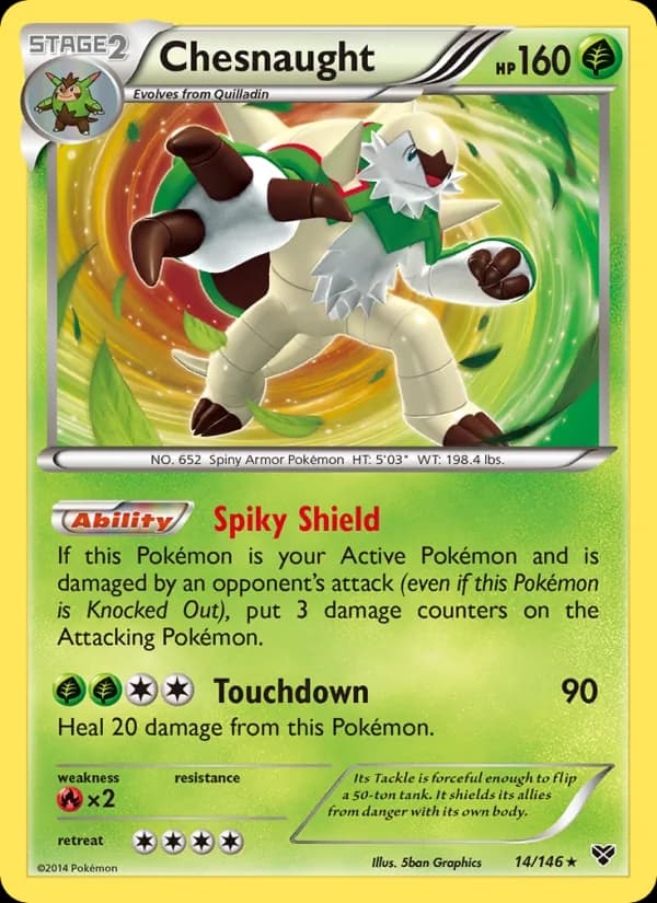 Chesnaught — XY, Rare