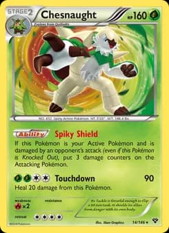 Chesnaught — XY — Rare