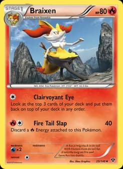 Braixen — XY — Uncommon