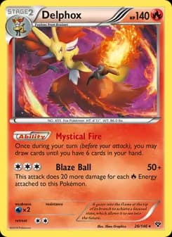 Delphox — XY — Rare