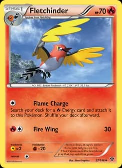 Fletchinder — XY — Uncommon