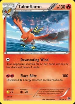 Talonflame — XY — Rare