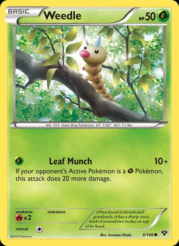 Weedle — XY, Common