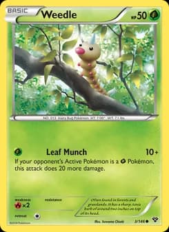 Weedle — XY — Common