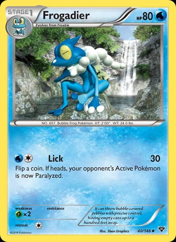 Frogadier — XY, Uncommon