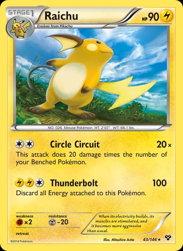 Raichu — XY, Rare