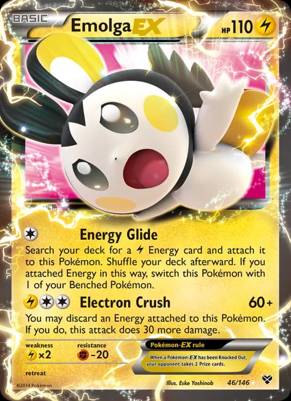 Emolga EX — XY, Ultra Rare