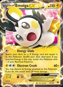 Emolga EX — XY — Ultra Rare