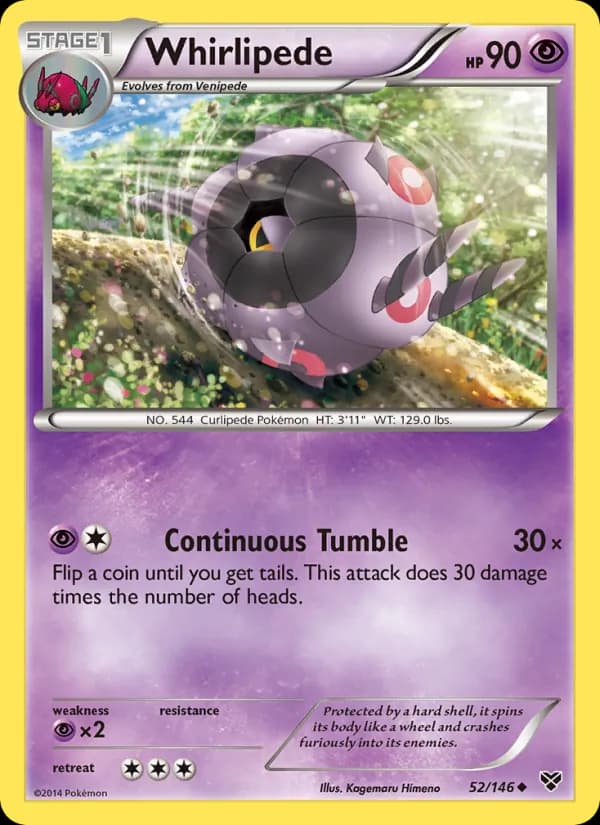 Whirlipede — XY, Uncommon