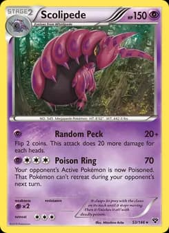 Scolipede — XY — Rare