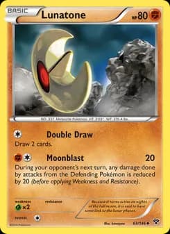Lunatone — XY — Uncommon