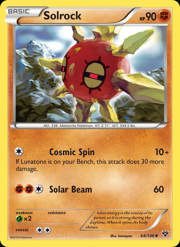Solrock — XY, Uncommon