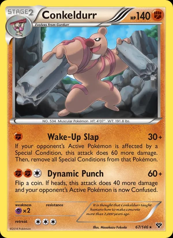 Conkeldurr — XY, Rare