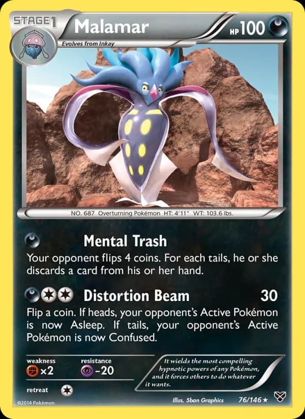 Malamar — XY, Rare