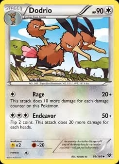 Dodrio — XY — Uncommon