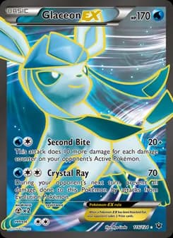 Glaceon EX — Fates Collide — Ultra Rare
